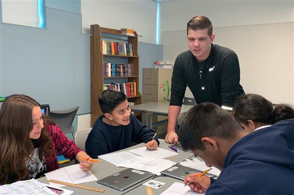 Mr. Speier and Students